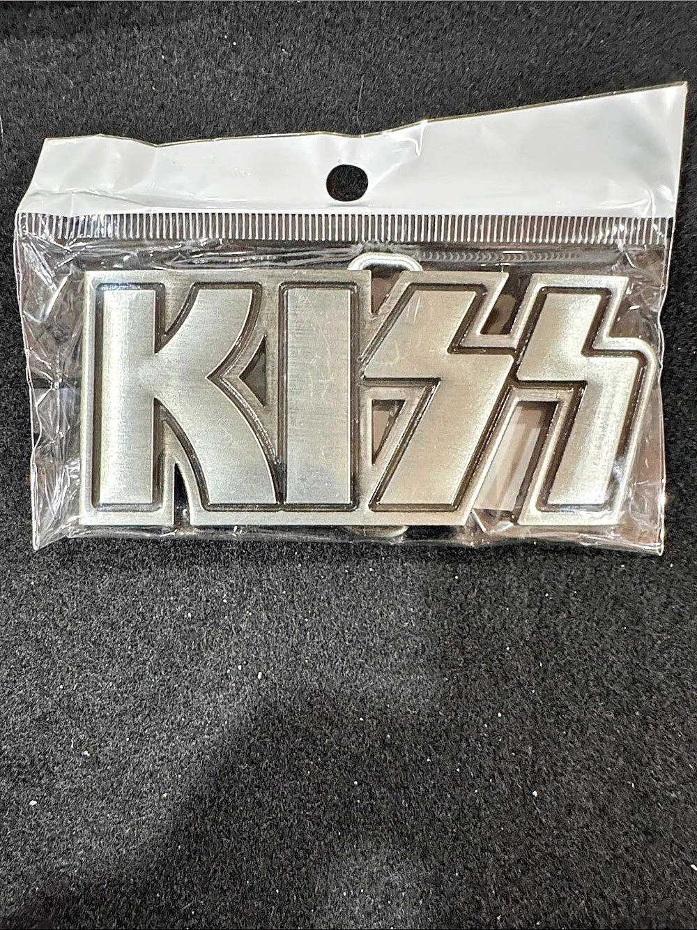 Bullzine KISS Music Belt Buckle Silver NWT